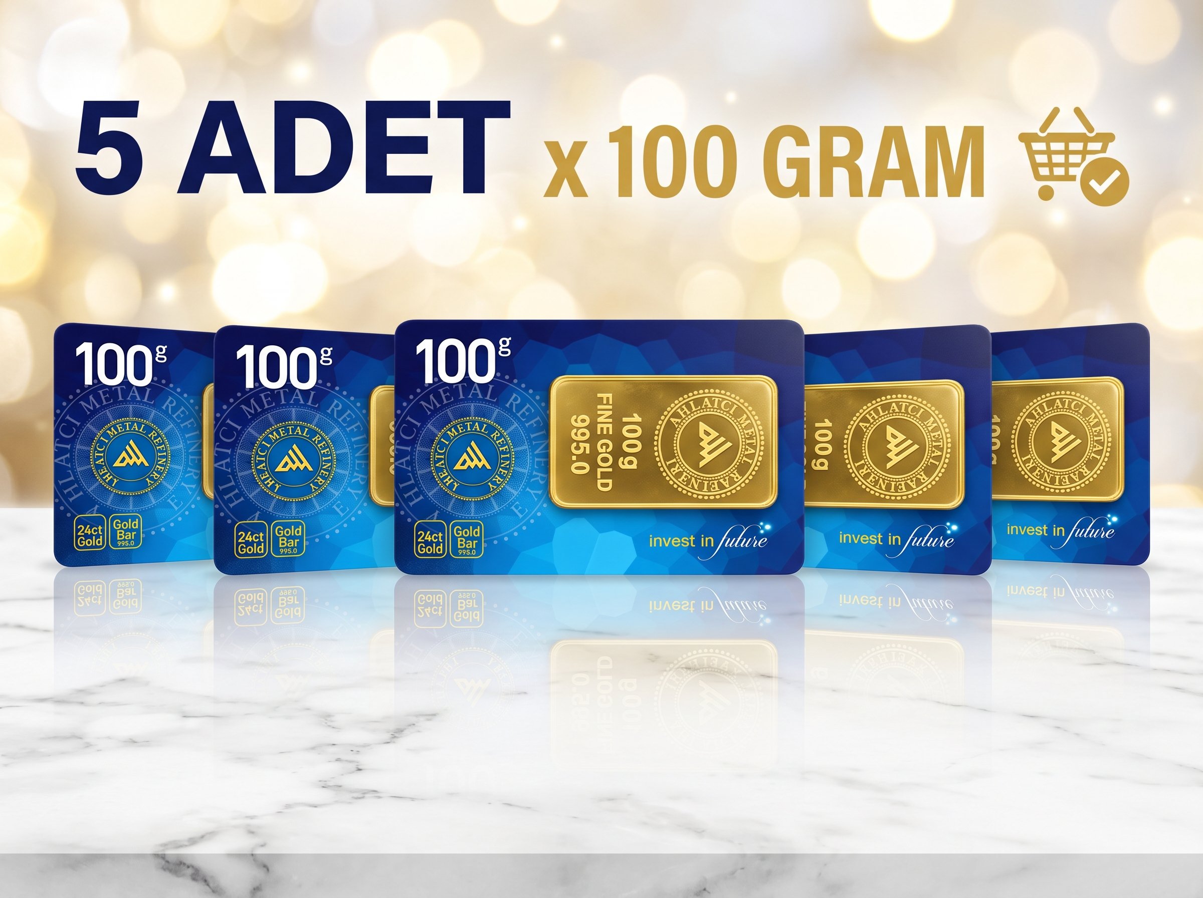 24 Ayar-500 Gram Külçe Altın