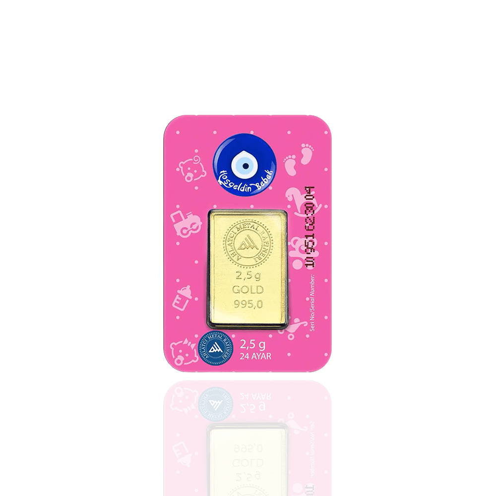 24 Ayar - 2.5g Altın Kız Bebek