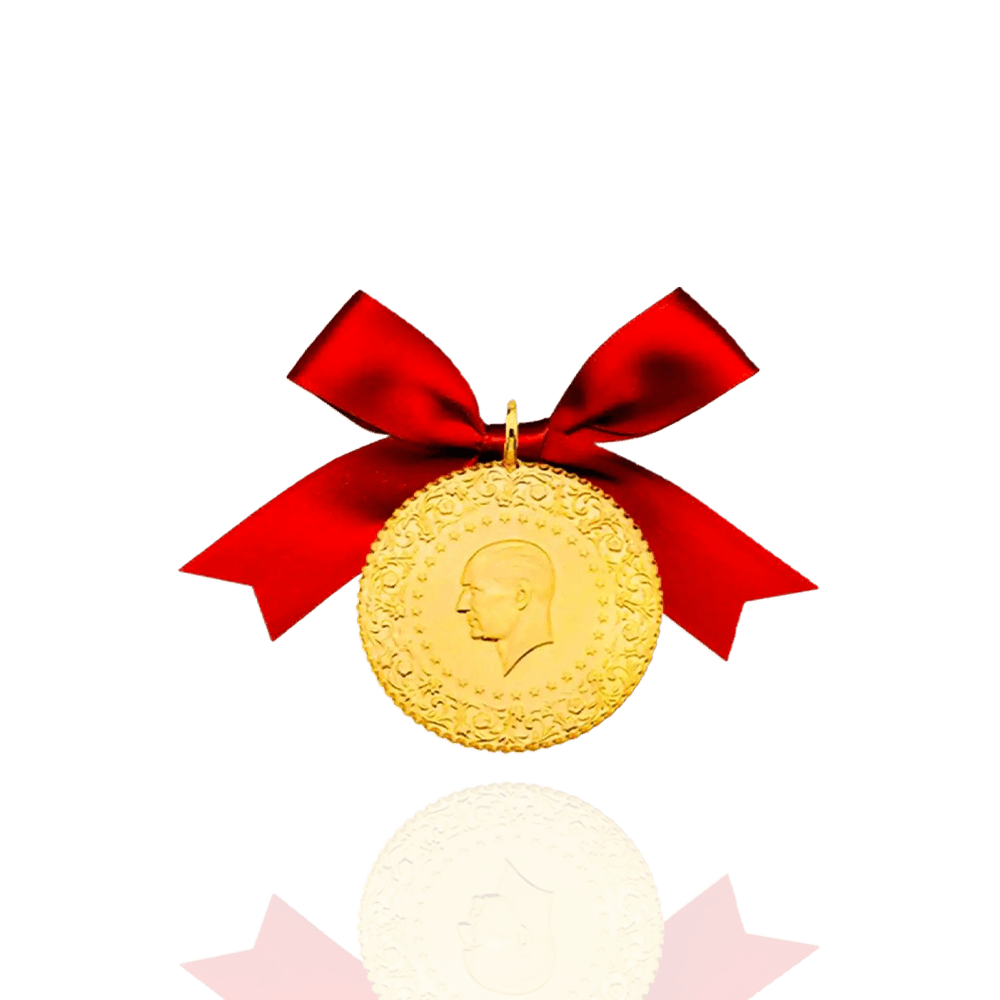 Sarrafiye - 1 Adet Eski Tarihli Çeyrek Altın